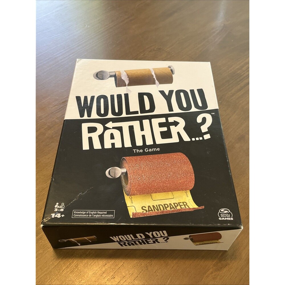 Would You Rather? Funny Adult Card Game - BRAND NEW- COMPLETE / SEALED